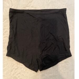 HALARA Women's Seamless High Waisted Yoga Biker Shorts Black Medium Stretch